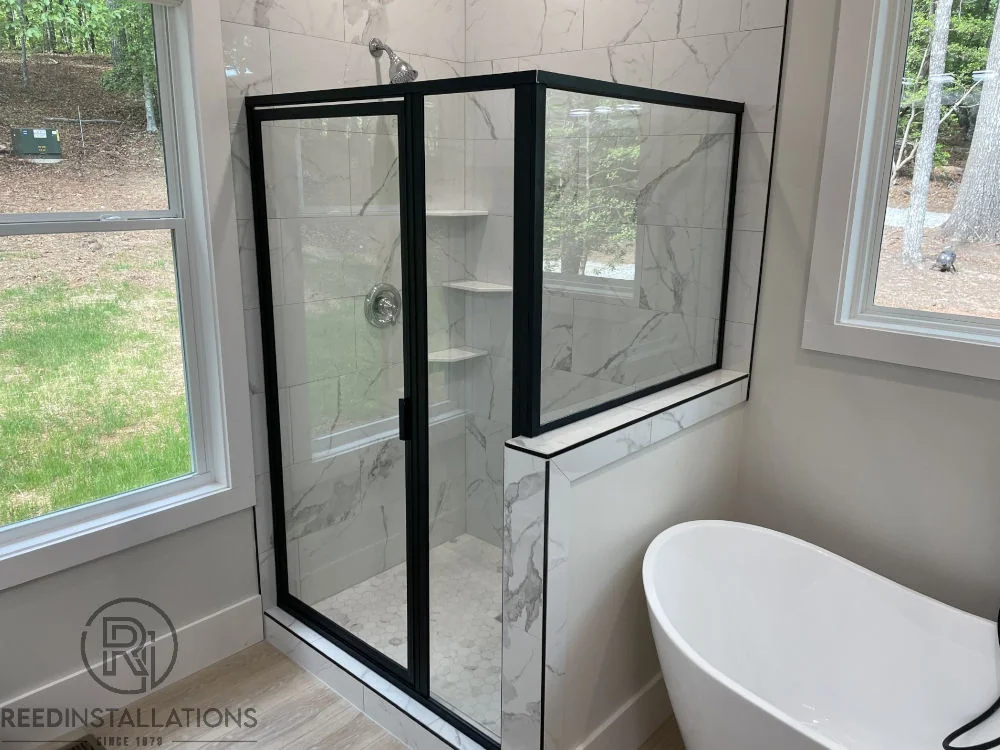 Reed Installations Bespoke Glass, Mirror, and Shower Door Solutions 