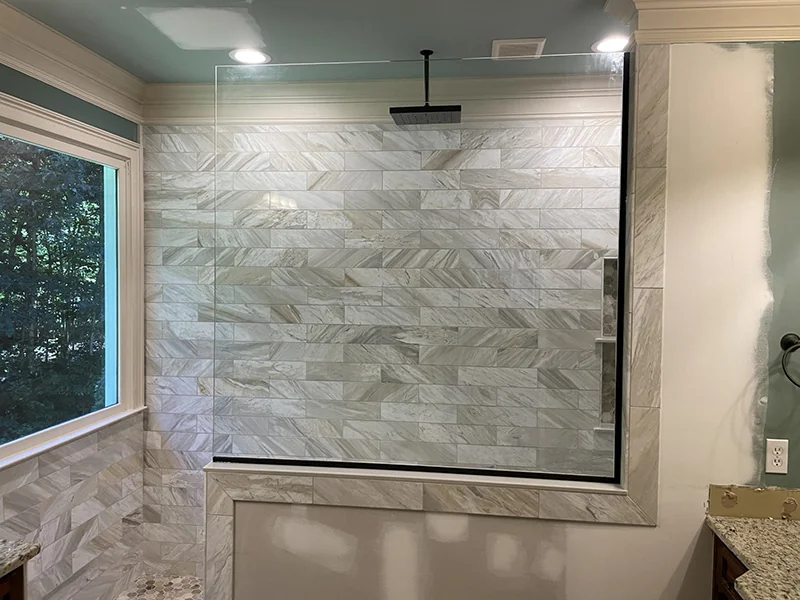 custom shower glass