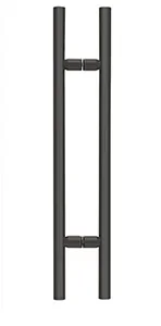 Chrome 24 inch ladder pull tubular back to back handle