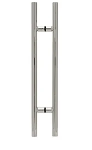 Polished Brass 24 inch ladder pull tubular back to back handle